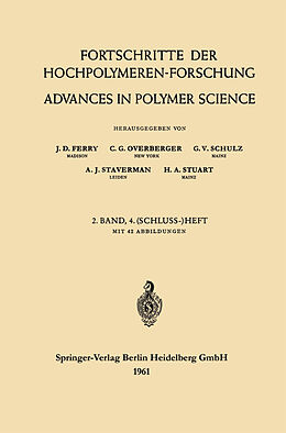 Kartonierter Einband Advances in Polymer Science / Fortschritte der Hochpolymeren-Forschung von J. D. Ferry, C. G. Overberger, G. V. Schulz