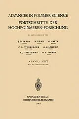Kartonierter Einband Fortschritte der Hochpolymeren Forschung von J. D. Ferry, W. Kern, G. Natta