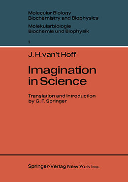 Couverture cartonnée Imagination in Science de J. H. van't Hoff
