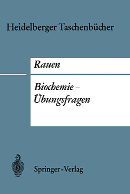 Kartonierter Einband Biochemie-Übungsfragen von Hermann M. Rauen