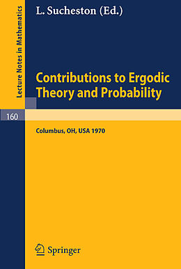 Kartonierter Einband Contributions to Ergodic Theory and Probability von 