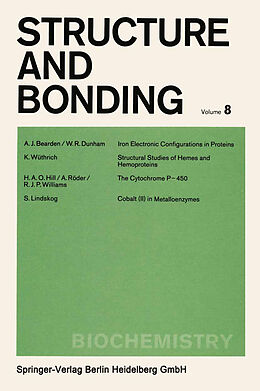 Kartonierter Einband Biochemistry von A. J. Bearden, W. R. Dunham, K. Wüthrich