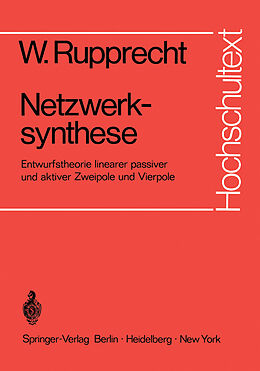 Kartonierter Einband Netzwerksynthese von W. Rupprecht