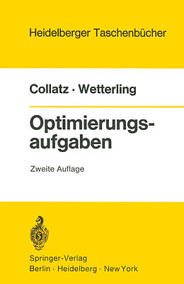 Kartonierter Einband Optimierungsaufgaben von L. Collatz, W. Wetterling