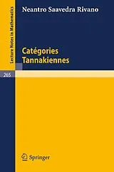 Kartonierter Einband Categories Tannakiennes von N. Saavedra Rivano