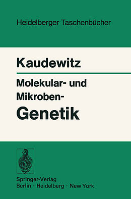 Kartonierter Einband Molekular- und Mikroben-Genetik von F. Kaudewitz