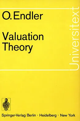 Kartonierter Einband Valuation Theory von Otto Endler