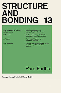 Kartonierter Einband Rare Earths von R. A. Penneman, R. R. Ryan, C. K. Jørgensen