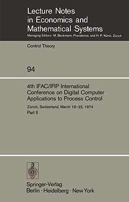 Kartonierter Einband 4th IFAC/IFIP International Conference on Digital Computer Applications to Process Control von 