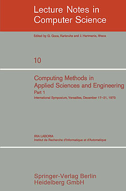 Kartonierter Einband Computing Methods in Applied Sciences and Engineering von 