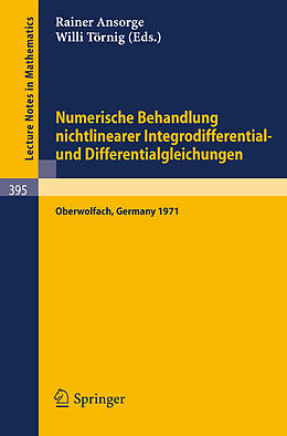 Kartonierter Einband Numerische Behandlung nichtlinearer Integrodifferential- und Differentialgleichungen von 