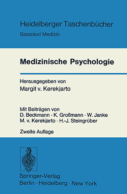 Kartonierter Einband Medizinische Psychologie von 