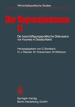 Kartonierter Einband Der Keynesianismus II von 