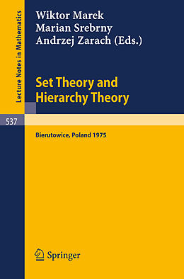 Kartonierter Einband Set Theory and Hierarchy Theory von 