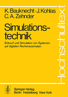 Kartonierter Einband Simulationstechnik von K. Bauknecht, J. Kohlas, C.A. Zehnder