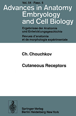 Kartonierter Einband Cutaneous Receptors von C. Chouchkov