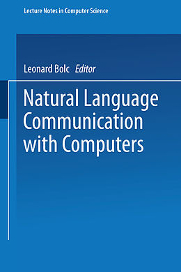 Kartonierter Einband Natural Language Communication with Computers von 