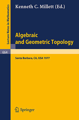 Kartonierter Einband Algebraic and Geometric Topology von 