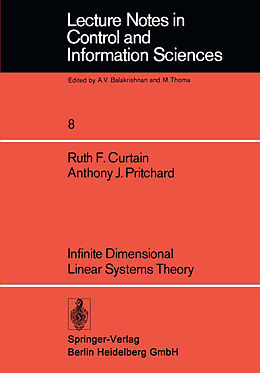 Kartonierter Einband Infinite Dimensional Linear Systems Theory von A. J. Pritchard, R. F. Curtain