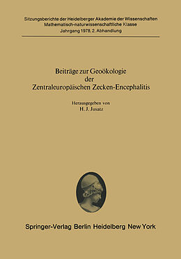 Kartonierter Einband Beiträge zur Geoökologie der Zentraleuropäischen Zecken-Encephalitis von 