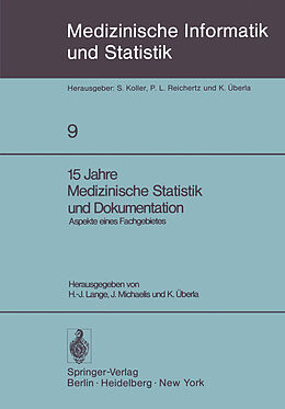 Kartonierter Einband 15 Jahre Medizinische Statistik und Dokumentation von 