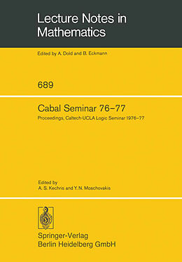 Kartonierter Einband Cabal Seminar 76 77 von 