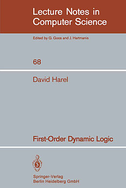 Kartonierter Einband First-Order Dynamic Logic von David Harel