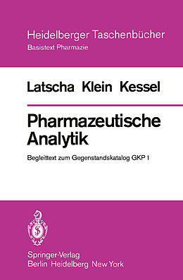 Kartonierter Einband Pharmazeutische Analytik von H. P. Latscha, H. A. Klein, J. Kessel