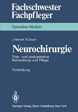 Kartonierter Einband Neurochirurgie von J. Menzel, B. Dosch