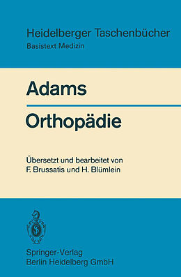 Kartonierter Einband Orthopädie von John C. Adams