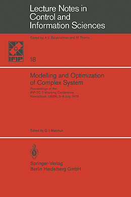 Kartonierter Einband Modelling and Optimization of Complex System von 