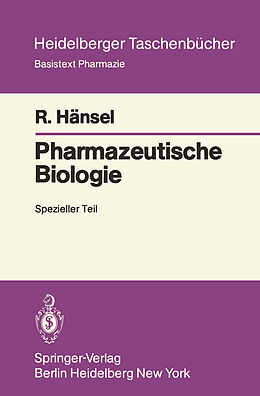 Kartonierter Einband Pharmazeutische Biologie von R. Hänsel