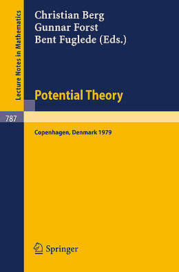 Couverture cartonnée Potential Theory: Copenhagen 1979 de 