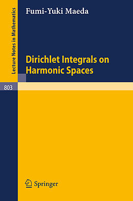 Couverture cartonnée Dirichlet Integrals on Harmonic Spaces de F. -Y. Maeda