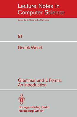 Kartonierter Einband Grammar and L Forms von D. Wood