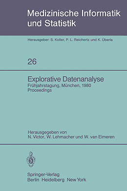 Kartonierter Einband Explorative Datenanalyse von N. Victor, W. Lehmacher, W. van Eimeren