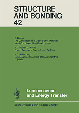 Fester Einband Luminescence and Energy Transfer von Xue Duan, Lutz H. Gade, Gerard Parkin