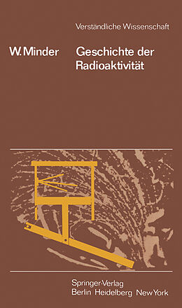 Kartonierter Einband Geschichte der Radioaktivität von W. Minder