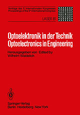 Couverture cartonnée Optoelektronik in der Technik / Optoelectronics in Engineering de 