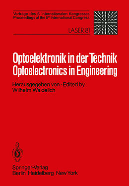 Couverture cartonnée Optoelektronik in der Technik / Optoelectronics in Engineering de 