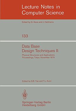 Kartonierter Einband Data Base Design Techniques II von 