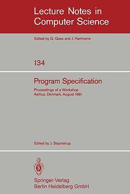 Kartonierter Einband Program Specification von 