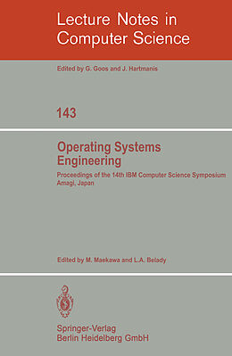 Couverture cartonnée Operating Systems Engineering de 