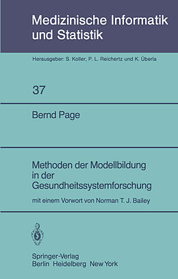 Kartonierter Einband Methoden der Modellbildung in der Gesundheitssystemforschung von B. Page