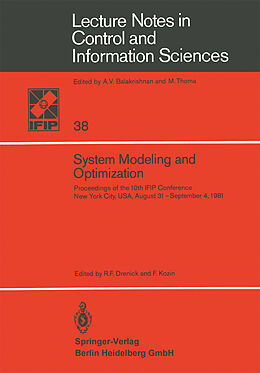 Kartonierter Einband System Modeling and Optimization von 