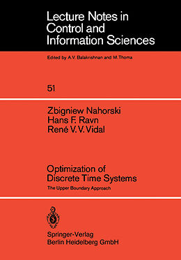 Kartonierter Einband Optimization of Discrete Time Systems von Z. Nahorski, R. V. V. Vidal, H. F. Ravn