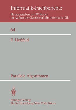 Kartonierter Einband Parallele Algorithmen von F. Hossfeld
