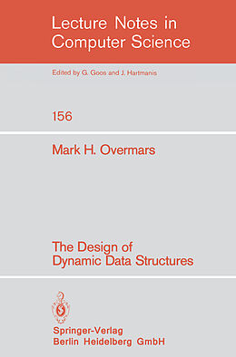 Couverture cartonnée The Design of Dynamic Data Structures de Mark H. Overmars