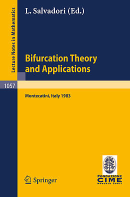 Kartonierter Einband Bifurcation Theory and Applications von 