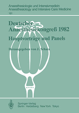 Kartonierter Einband Deutscher Anaesthesiekongreß 1982 Freie Vorträge von 